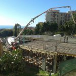 Lavori di costruzione palazzo via Crispi - Agrigento.
